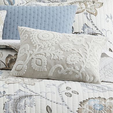 Levtex Home Maileen Embroidered Suzani Throw Pillow