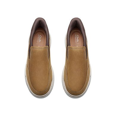 Clarks® Craftwell Step Men's Leather Slip-On Shoes