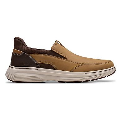 Clarks® Craftwell Step Men's Leather Slip-On Shoes