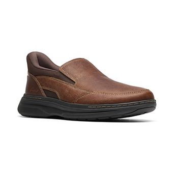 Clarks® Craftwell Step Men's Leather Slip-On Shoes
