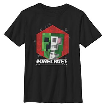 Boys 8-20 Minecraft Creeper & Skeleton Graphic Tee