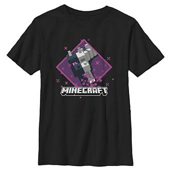 Boys 8-20 Minecraft Ender Dragon Icon Graphic Tee