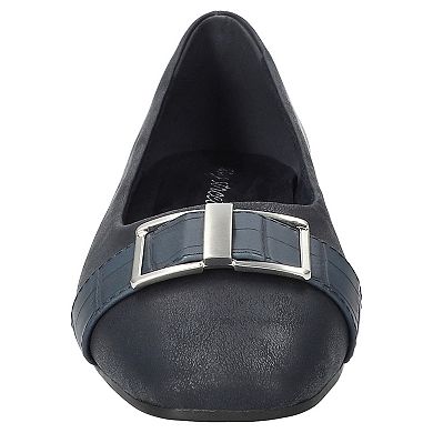 Easy Street Keely Women's Square Toe Flats