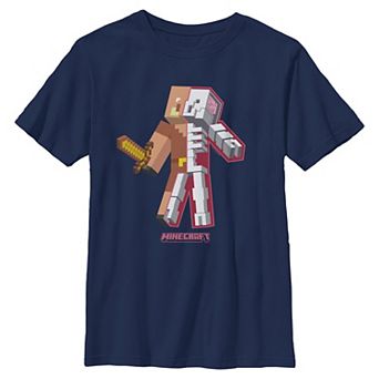 Boys 8-20 Minecraft What's Inside Graphic Tee