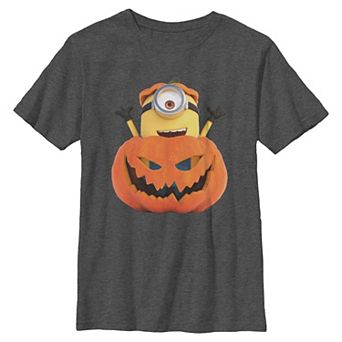 Boys 8-20 Despicable Me Minion Jack O Lantern Graphic Tee