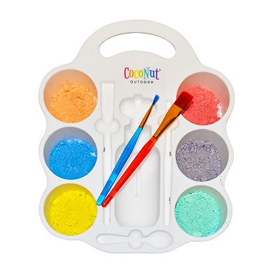 CocoNut Outdoor DIY Sidewalk Chalk Paint Set - Non-toxic, Washable Powdered Chalk For Kids Ages 5+