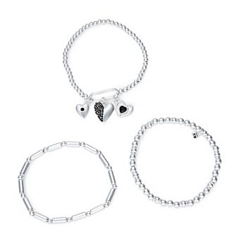 Nine West 3 pc Stretch Bracelet Set