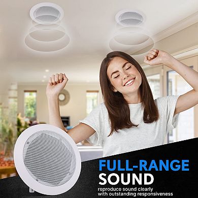 Pyle Ceiling and Wall Mount Speaker -5.25” 2-Way