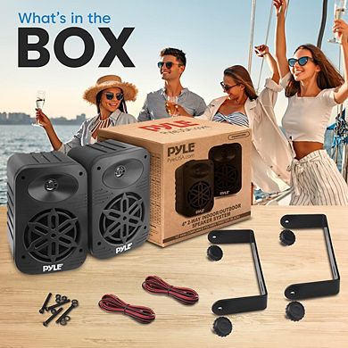 Pyle 5.25" Waterproof Bluetooth Outdoor Speaker System