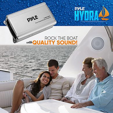 Pyle 4-Channel Weather-Resistant Audio Amplifier
