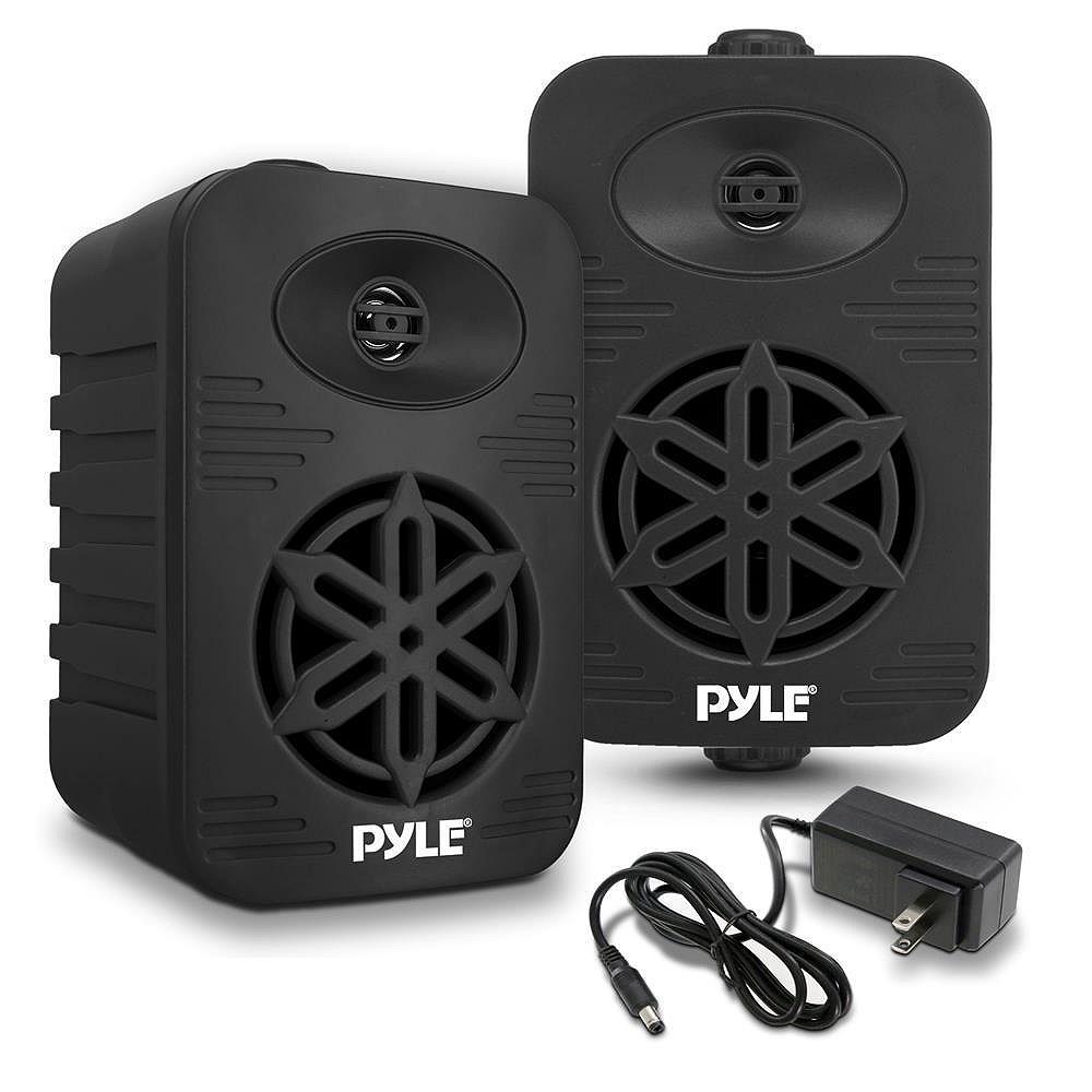 Pyle 5.25" Waterproof Bluetooth Outdoor Speaker System, 500W Wireless ...