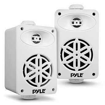 Pyle 3.5" Indoor/Outdoor Waterproof Wall Mount Speakers, 200W