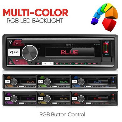 Pyle Bluetooth MP3/AM/FM Radio Receiver Amplifier - PLRM40F