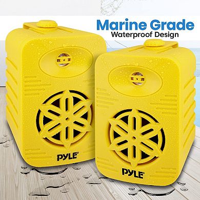 PyleUsa Bluetooth Indoor Outdoor Speakers