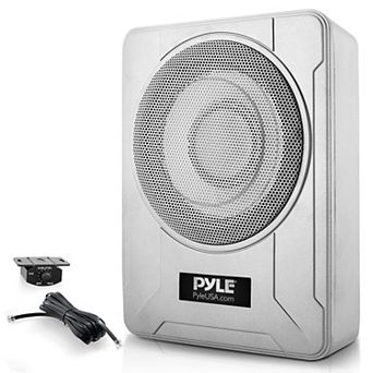 Pyle 8-Inch Low-Profile Amplified Subwoofer