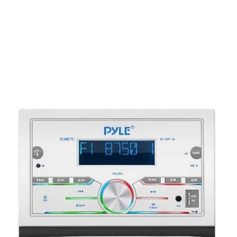 Pyle PLMR77U Marine Bluetooth CD/MP3 Radio Receiver with AM/FM/USB/AUX/SD Card Reader - Single DIN