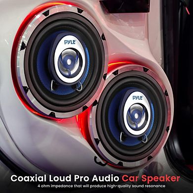 Pyle 3.5" Two-Way Coaxial Speaker System 120 Watts with 1" KSV Voice Coil