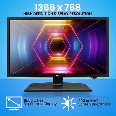 Pyle 18.5" ELED RV Digital TV - HD Flat Screen TV with DVD Combo - PLTLD19