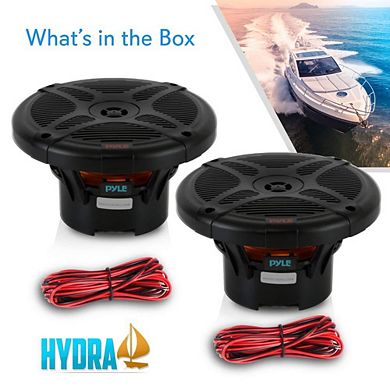 Pyle 6.5 Inch Marine Speakers - Coaxial 2-Way