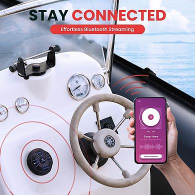 Pyle Marine Bluetooth Receiver Speaker Kit -