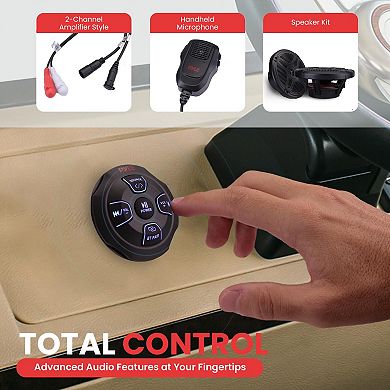 Pyle Marine Bluetooth Receiver Speaker Kit -