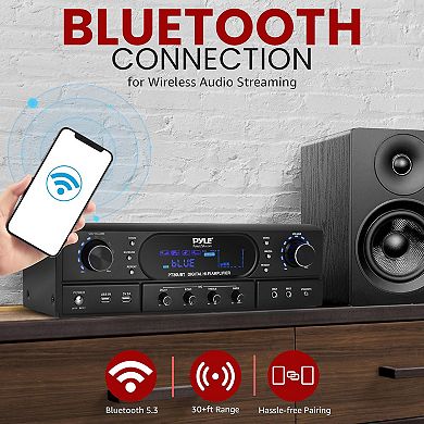 Pyle Bluetooth Home Theater Receiver Amplifier -