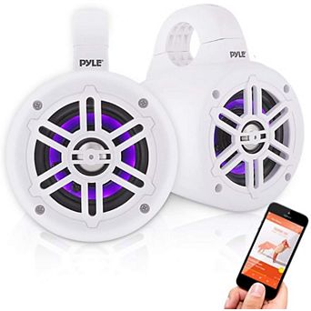 Pyle Waterproof Marine Wakeboard Tower Speakers -
