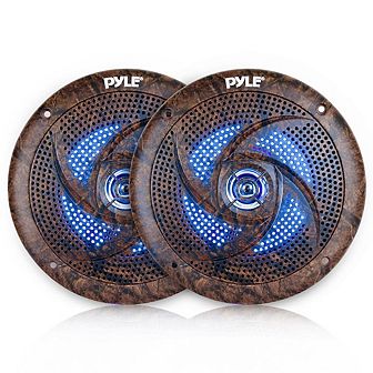 Pyle 6.5 Inch Marine Speakers - 2 Way IP44