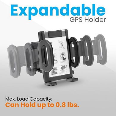 SereneLife Golf Push Cart GPS Holder - Universal Fit for GPS, PDA, and Mobile Devices