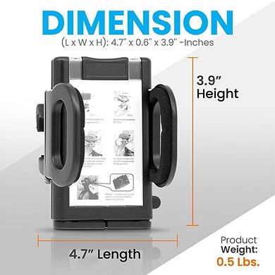 SereneLife Golf Push Cart GPS Holder - Universal Fit for GPS, PDA, and Mobile Devices