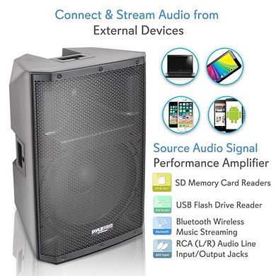 Pyle 15" 1400W Bluetooth PA Speaker System