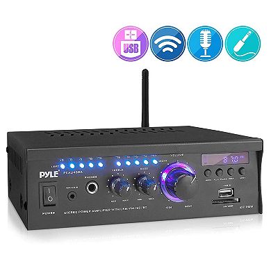 Wireless Bluetooth Home Stereo Amplifier - 2x120