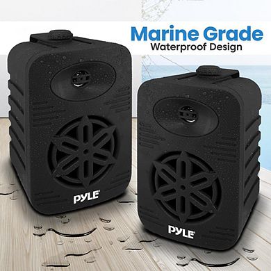 Pyle Indoor Outdoor Speakers Pair