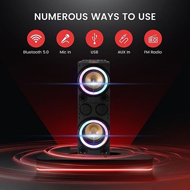 Pyle Bluetooth Karaoke PA Speaker System