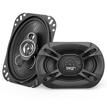Pyle 4" x 6" Three-Way Triaxial Speaker System 240 watt with 3/4" Piezo Tweeter