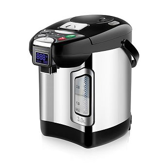 NutriChef Digital Hot Water Dispenser, 3L Instant Water Boiler with Auto Dispense & Safety Lock