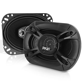 Pyle 6" x 8" Three-Way Triaxial Speaker System 400 watt with 3/4" Piezo Tweeter