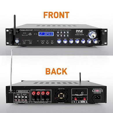 Pyle Bluetooth Multi-Channel Hybrid Pre-Amplifier