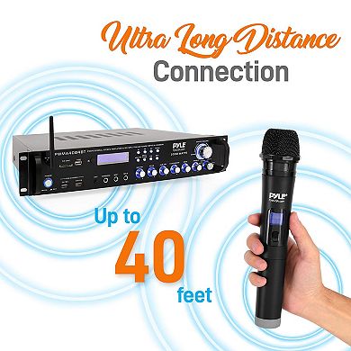 Pyle Bluetooth Multi-Channel Hybrid Pre-Amplifier