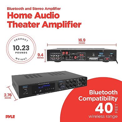 Pyle 5-Channel Wireless Bluetooth 5.0 Audio