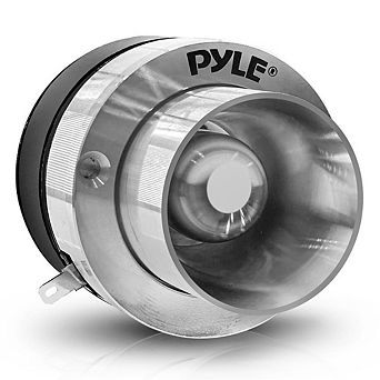 Pyle 1.0'' Voice Coil Titanium Dome Tweeter - 100W Max - Aluminum Housing - Black - 1 ct