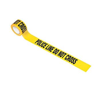 Pyle Police Line Do Not Cross Barricade Tape - Yellow, 8-Pack, 656 ft. Each - PNCCTX8