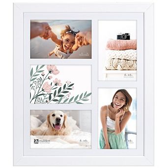 Malden 5-Opening 4" x 6" Matted Wall Collage Frame
