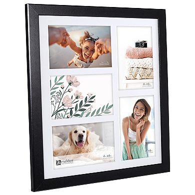 Malden 5-Opening 4" x 6" Matted Wall Collage Frame