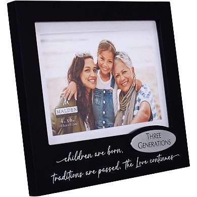 Malden Expression 4" x 6" Three Generations Picture Frame