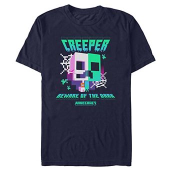 Men's Minecraft Beware Of Dark Graphic Tee