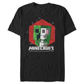 Men's Minecraft Creeper's Skeleton Graphic Tee