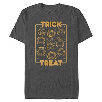 Men's Garfield Trick Or Treat Graphic Tee