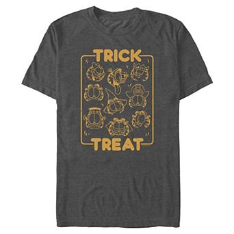 Men's Garfield Trick Or Treat Graphic Tee