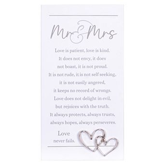 Malden Expression Sign Mr. & Mrs. Wall or Table Decor